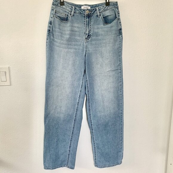 ARULA Denim - Arula High Rise Medium Wash Stretch Jeans